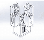 Pneumatic Four-Finger Gripper — project screenshot